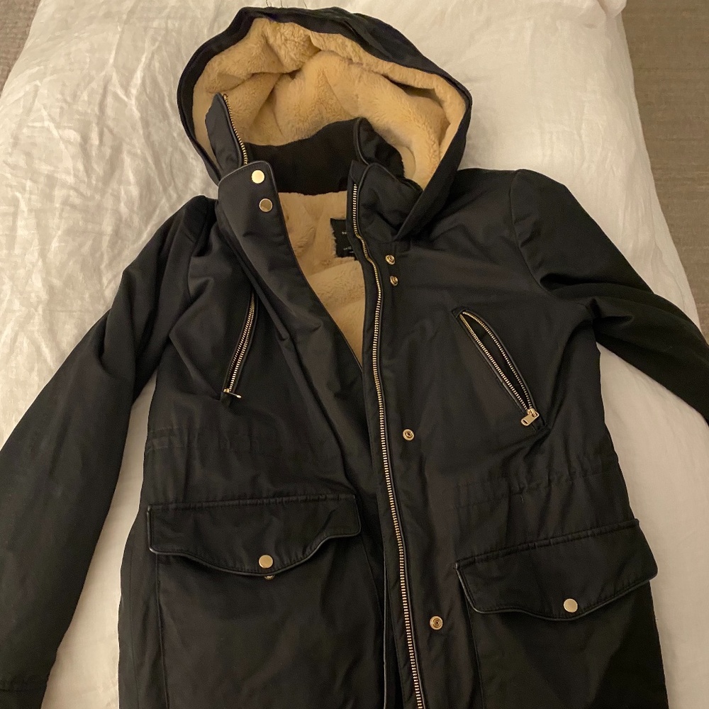 ZARA Trafaluc Outerwear Black Jacket